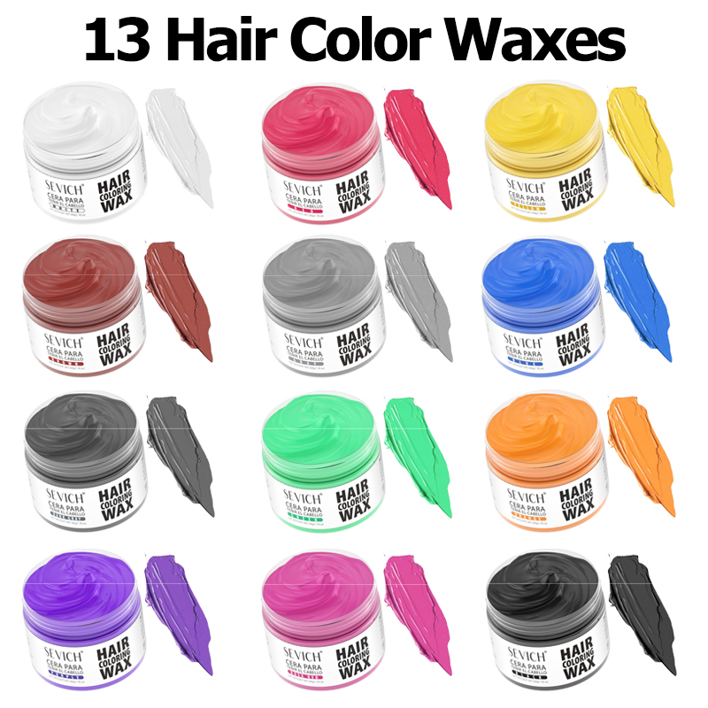 Hair Spray Color - 머리 염색 진흙 헤어 컬러 왁스