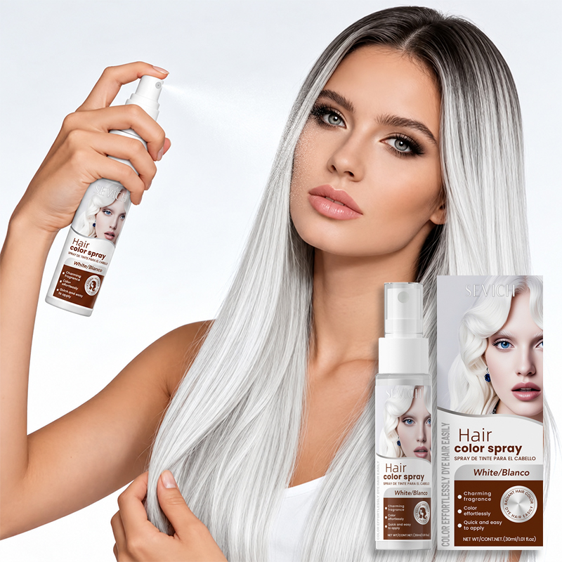 Hair Spray Color - 할로윈 화이트 헤어 컬러 스프레이 30ml,