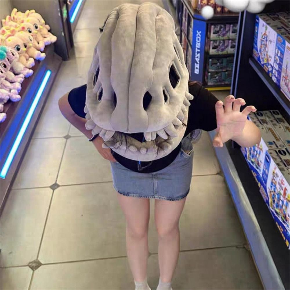 외골격 디자인 공룡 해골 마스크, 착용 가능한 재미있는 - Easy Cosplay Prop 리뷰 및 가격